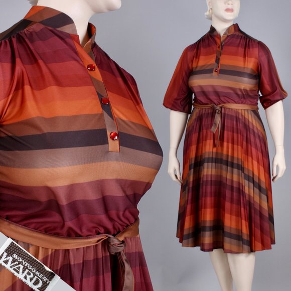 montgomery ward plus size dresses